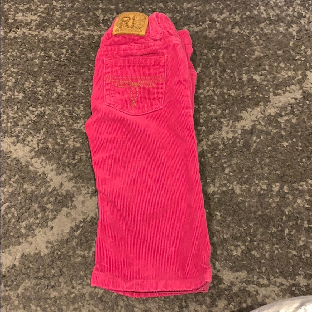 🦄 Ralph Lauren Magenta Pink Corduroy Pants 12M 🦋